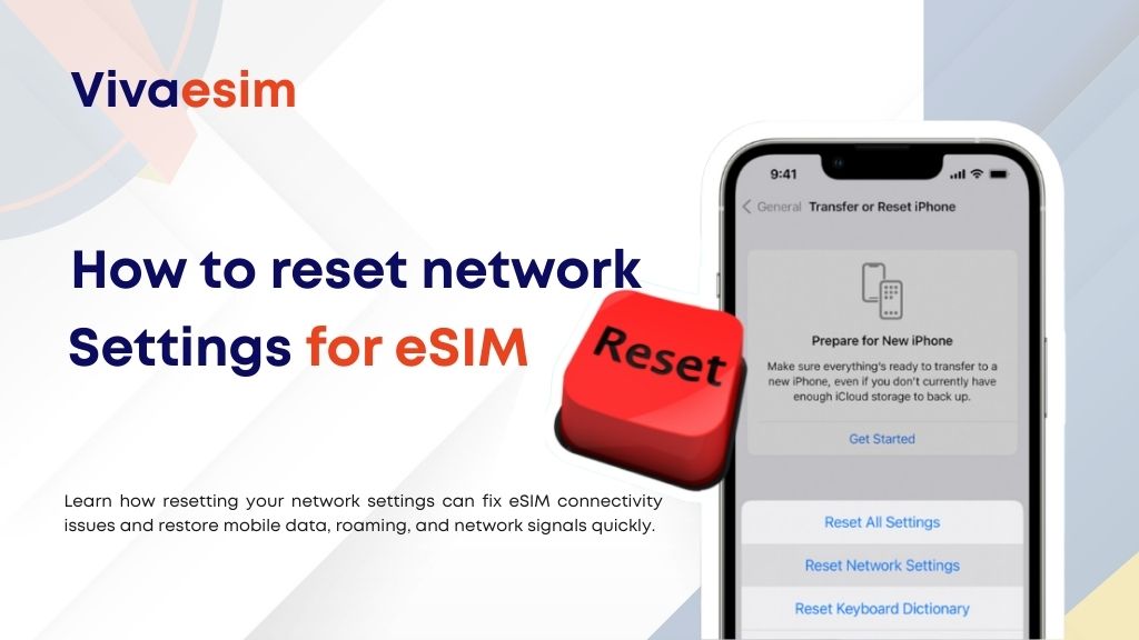 how to easily reset network settings for eSIM