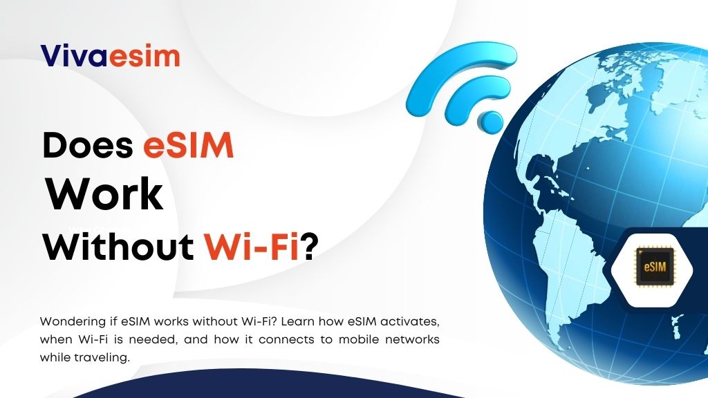 Does eSIM work without Wi-Fi