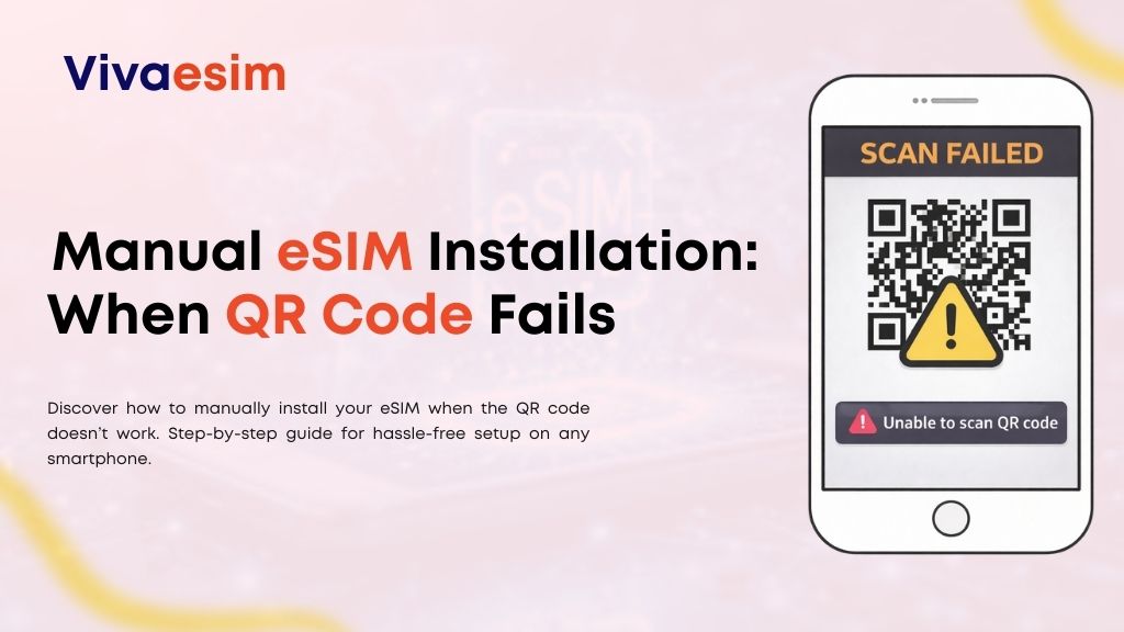 Manual eSIM installation